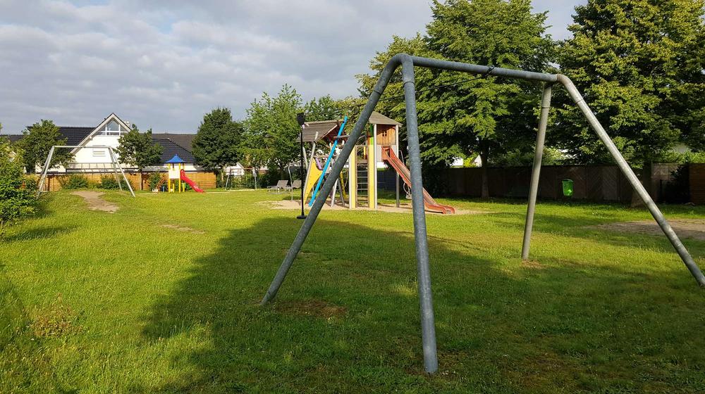 Blick auf den Spielplatz Sophienweg