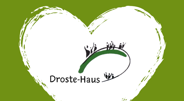 Herz mit Schriftzug Droste-Haus