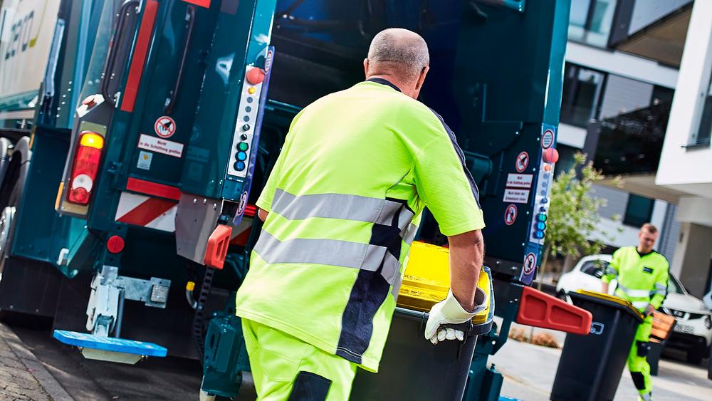 Abfuhr der Gelben Tonne