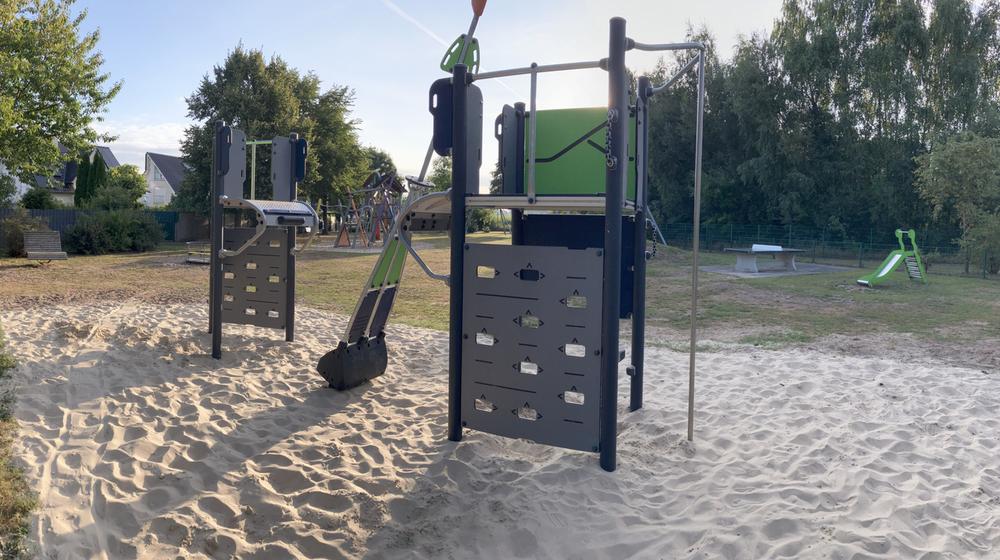Blick auf die Kombi-Spielanlage Blick auf die Kombi-Spielanlage