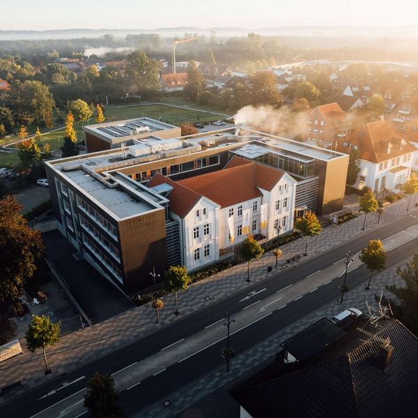 Luftaufnahme Rathaus Verl