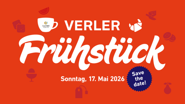 Grafik Verler Frühstück - Save the date