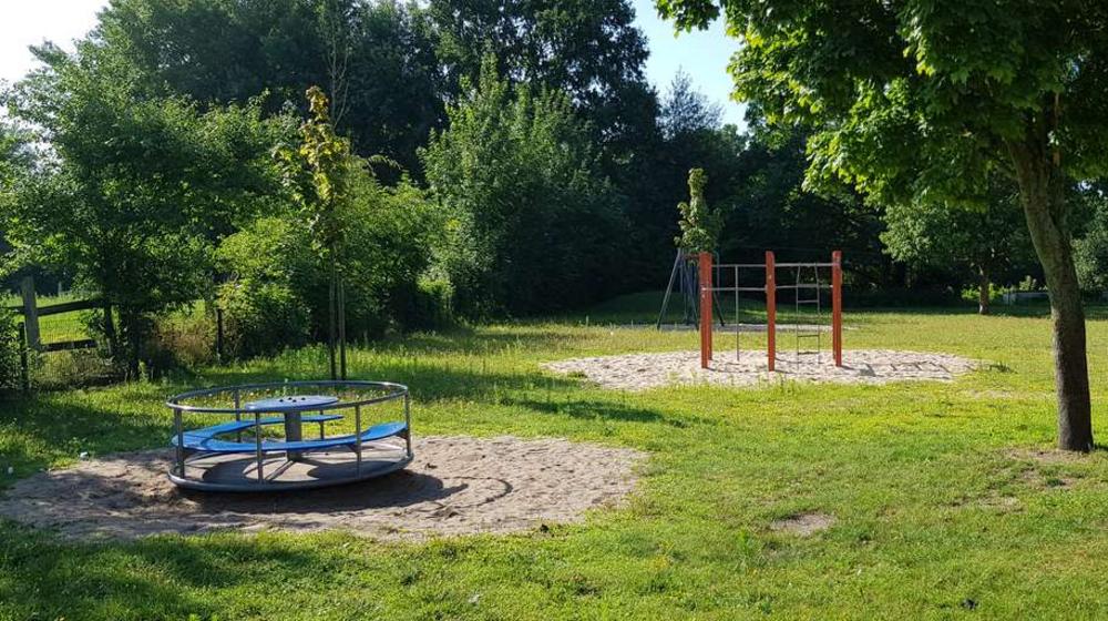 Blick auf den Spielplatz Kleiststraße