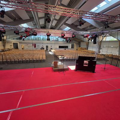 Ostwestfalenhalle Kaunitz Konzert mit Bühne Ostwestfalenhalle Kaunitz Konzert mit Bühne