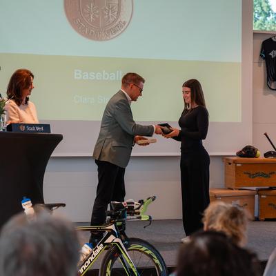 Ehrung für Clara Stranz