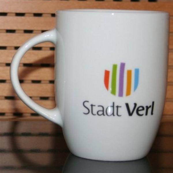 Tasse mit Verler Logo