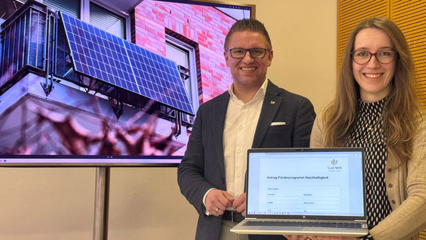 Robin Rieksneuwöhner und Isabel Barsties