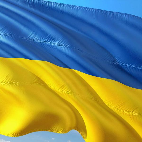 Ukraine-Flagge