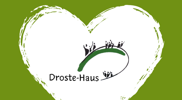 Herz mit Schriftzug Droste-Haus