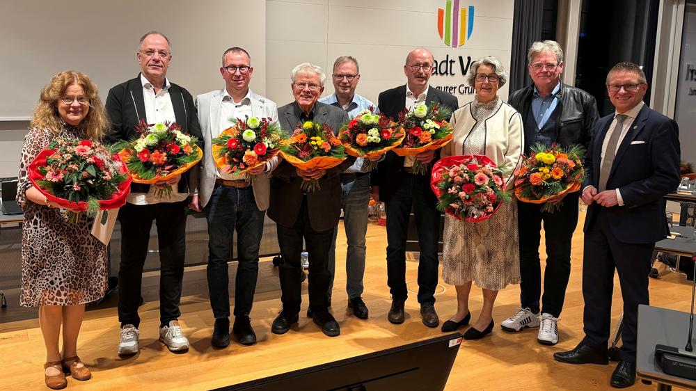 Verabschiedung der Ratsmitglieder