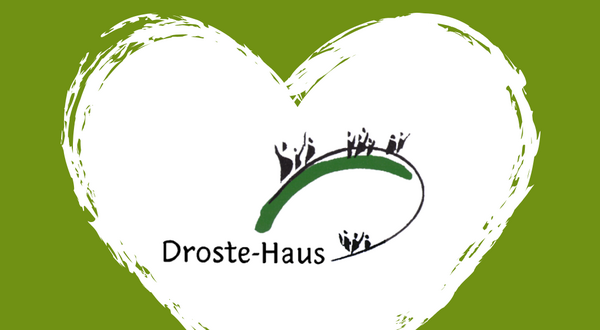 Herz mit Schriftzug Droste-Haus