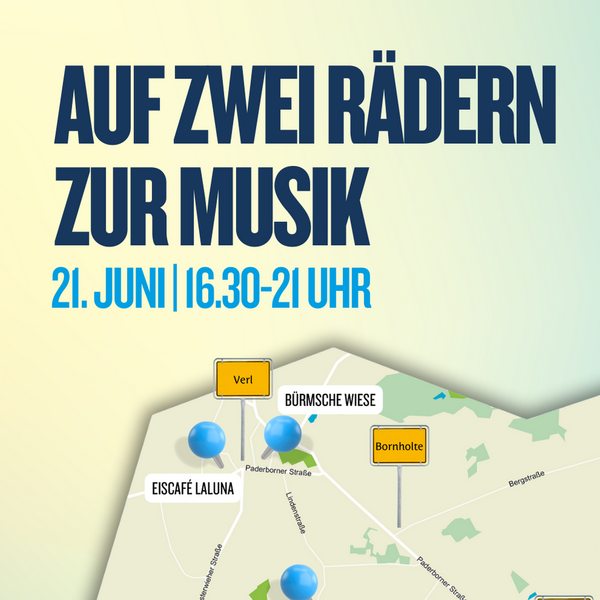 Auf zwei Rädern zur Musik