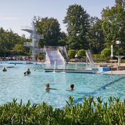 Blick ins Freibad