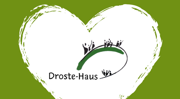 Herz mit Schriftzug Droste-Haus