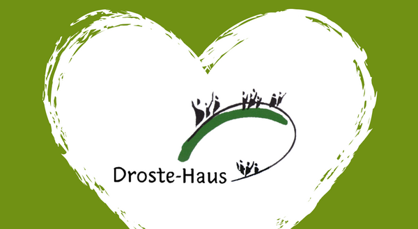 Herz mit Schriftzug Droste-Haus